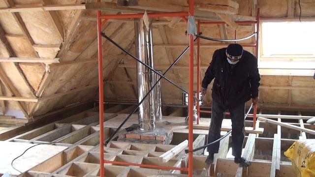 Крыша мансарда монтаж теплоизоляции смотреть онлайн