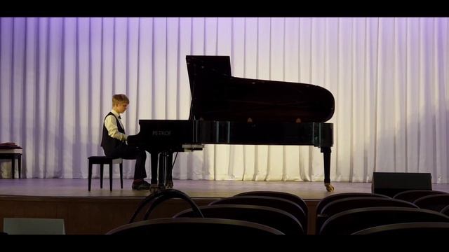 Медведев Глеб, 12 лет, фортепиано, МУ ДО ДМШ, И.С.Бах хтк т.1 прелюдия и фуга до минор. смотреть онлайн