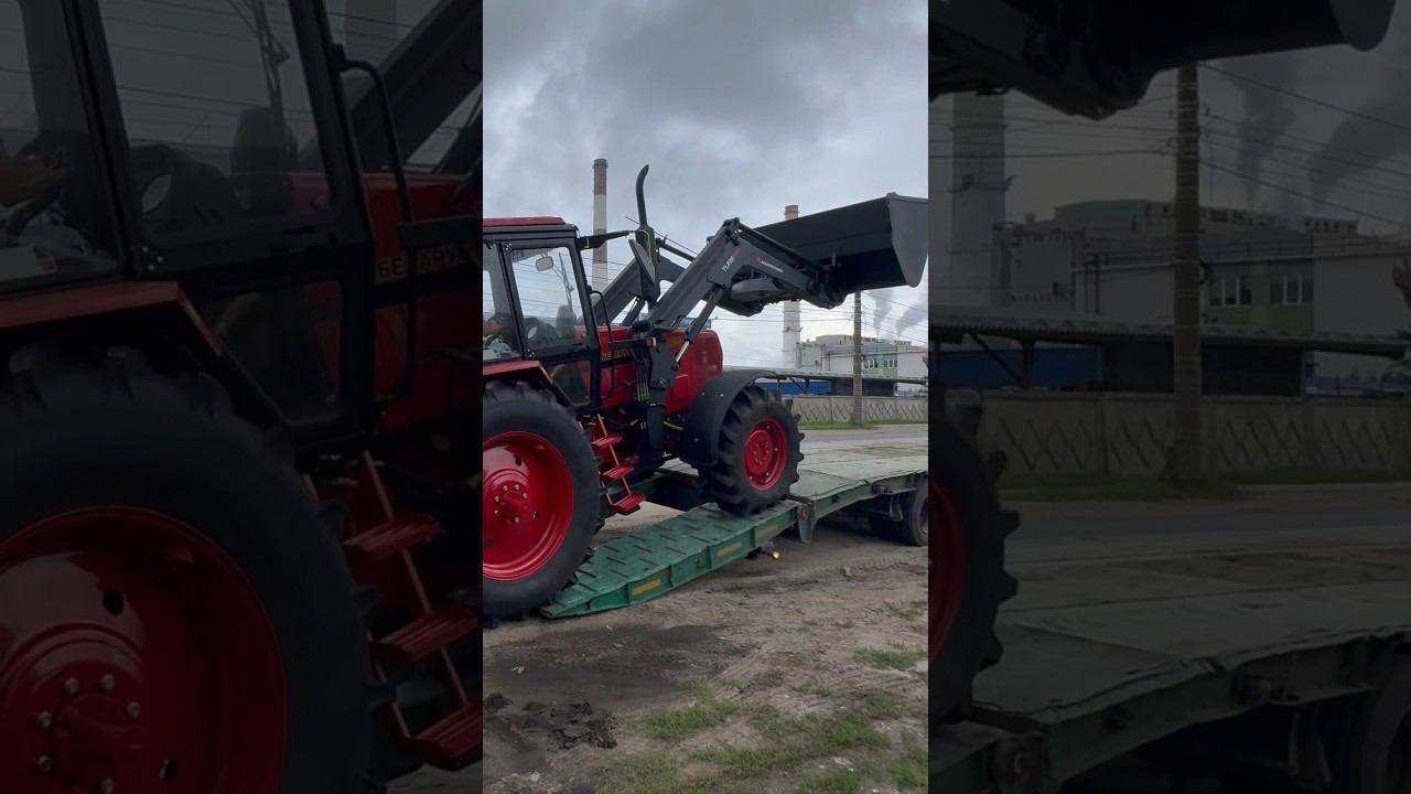 Беларус-1221.3 с погрузчиком Турс-2000 #фермер #tractor #newbelarus #сельскоехозяйство #shorts смотреть онлайн