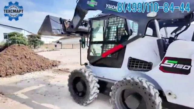 Скоро в России! Самый мощный на рынке, электрический погрузчик с бортовым поворотом, Yuchal S150 смотреть онлайн