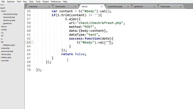 PHP OOP, JQuery, Ajax (Auto Refresh Div Content) Part:(6) 05.2 смотреть онлайн