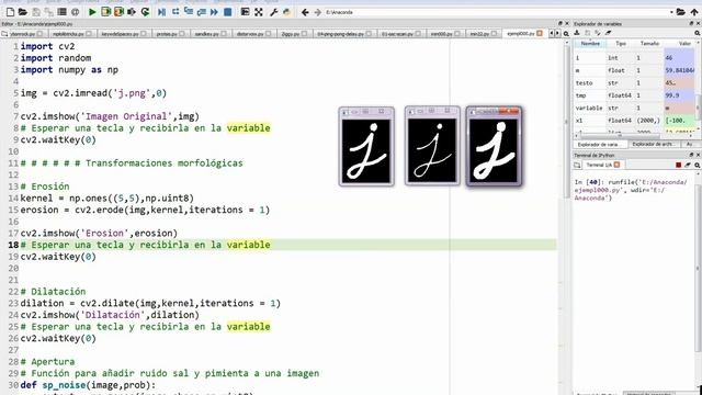 OpenCV + Python: Transformaciones morfológicas смотреть онлайн