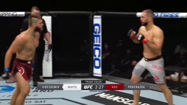 Volkan oezdemir vs Jiri prochazka highlights