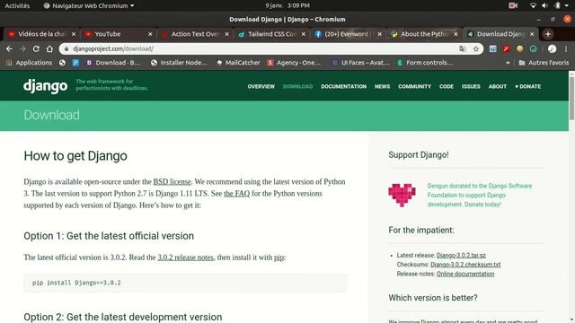PYTHON & DJANGO: PRESENTATION DE PYTHON ET DU FRAMEWORK DJANGO смотреть онлайн