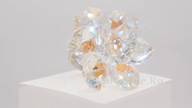 Серебряное кольцо Monella с кристаллами Сваровски