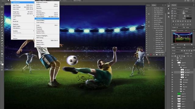 Как создать Action в Photoshop смотреть онлайн
