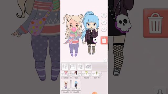 Скины в игре Chibi Dolls смотреть онлайн