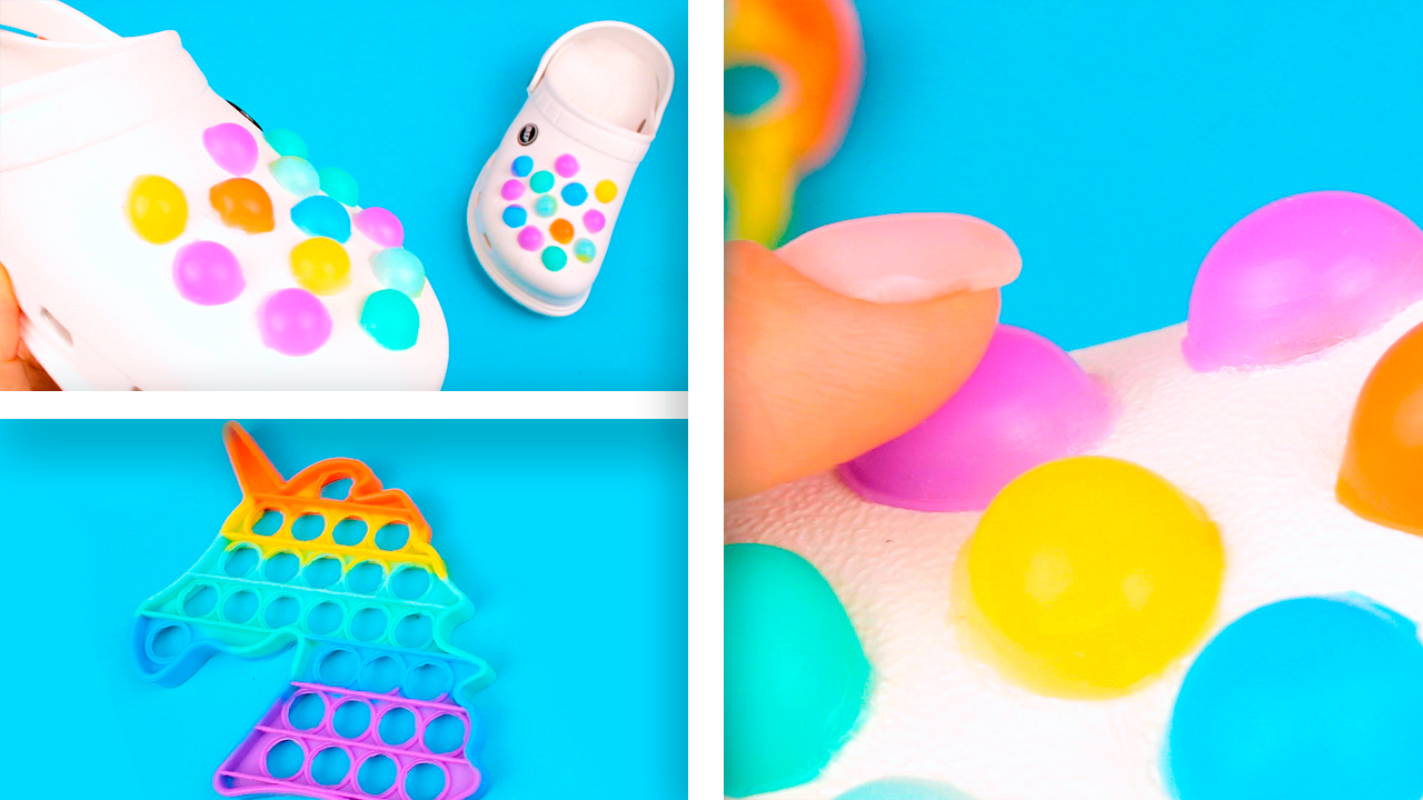 Украшения из Поп ит Diy Crocs  Pop It.