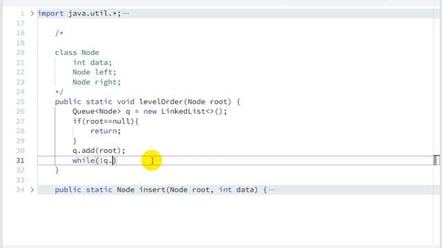 Tree: Level Order Traversal Hackerrank Solution - java 8| Hackerrank Data Structures смотреть онлайн