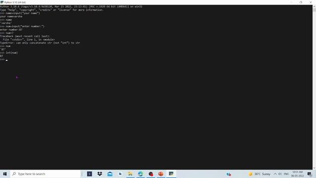 STATEMENT AND EXPRESSION | USER INPUTS| TYPE FUNCTION| EVAL FUNCTION| PRINT FUNCTION смотреть онлайн