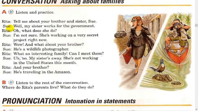 interchange 1 unit 5 family - present continuous كورس انجليزي مجانا смотреть онлайн