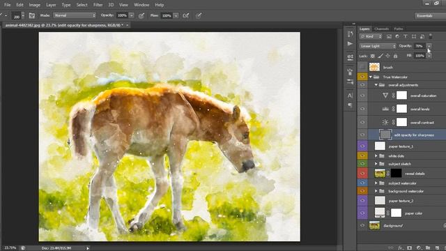 Photoshop Tutorial | True Watercolor Photoshop Action смотреть онлайн