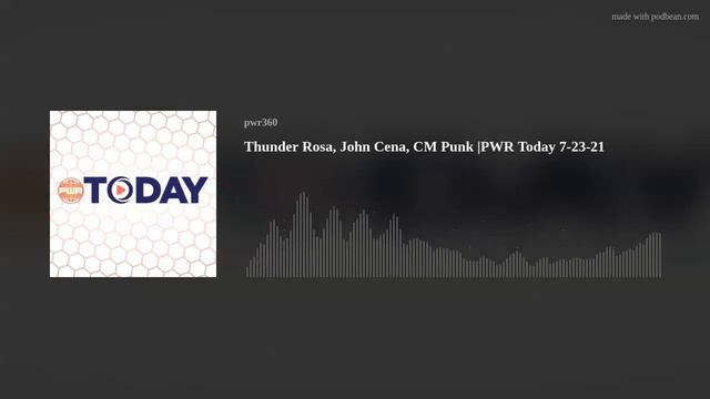Thunder Rosa, John Cena, CM Punk |PWR Today 7-23-21 смотреть онлайн
