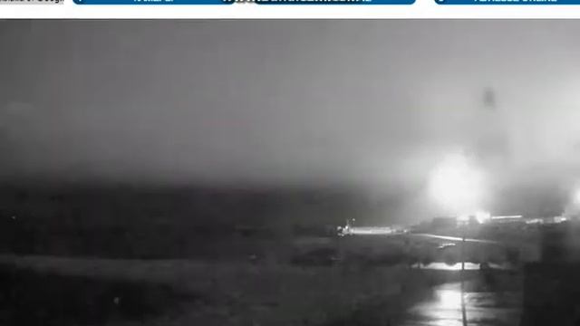 Мезомасштабная конвективная система на северо-западе Франции. смотреть онлайн