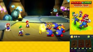Mario And Luigi Paper Jam Bros - Gameplay Walkthrough Part 27 - Bowser's Dungeon