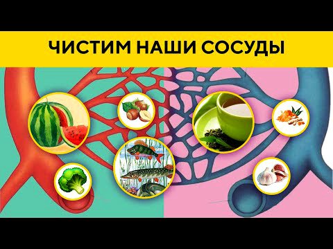 12 Продуктов Которые Чистят Сосуды и Предотвращают риск Сердечных заболеваний и Инсульта