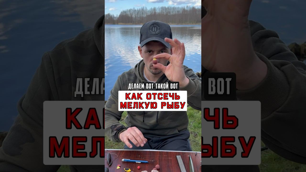 Поводок на сазана и карпа. Как отсечь мелочь #карпфишинг смотреть онлайн