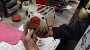 How To EASILY Repair A Recoil On A Stihl FS 70 RC Weedeater