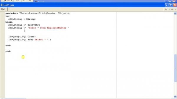 Delphi Connectivity With Firebird Database