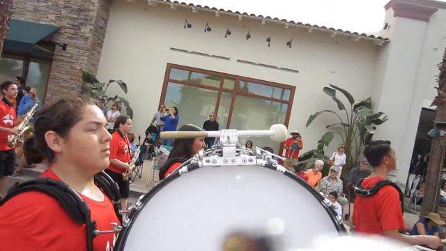 PDHS Marching Aztecs performing at the Golf Cart Parade - 10/26/14 смотреть онлайн