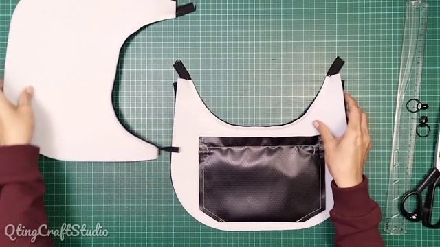 DIY Cara Membuat Tas/Shoulder Bag Tutorial & Pattern смотреть онлайн