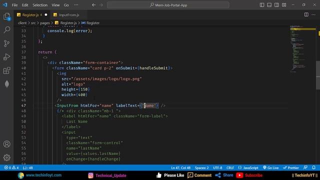 Login form And Reusable Component Mern Project Job Portal App Mern Stack Project смотреть онлайн