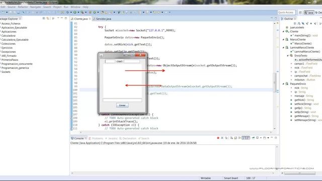 Curso Java. Sockets V Creación de chat III. Vídeo 194 смотреть онлайн