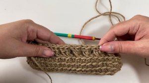 ЭКОЛОГИЧНАЯ СУМКА КРЮЧКОМ ДЖУЛИ ИЗ ДЖУТА! В ТРЕНДОВОМ ФОРМАТЕ.