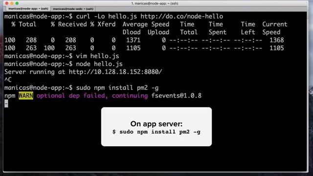 How To Set Up a Node.js Application for Production on Ubuntu 14.04 смотреть онлайн