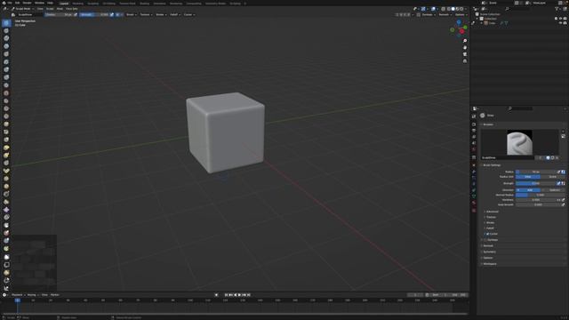 Sculpting Textures in Blender using Stencils - EASY (brick textures and more) смотреть онлайн
