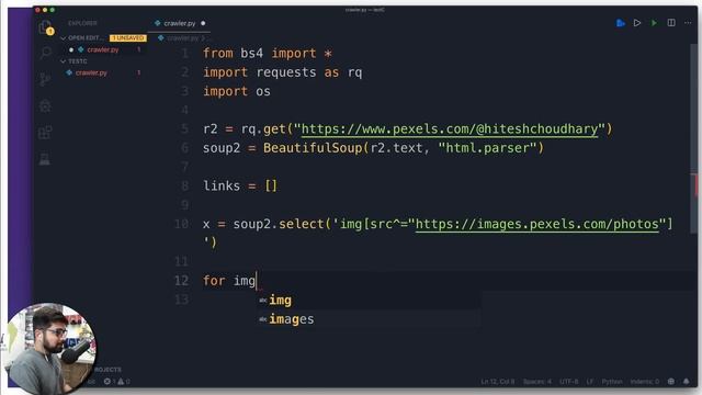 Image crawler in python - web scraping смотреть онлайн