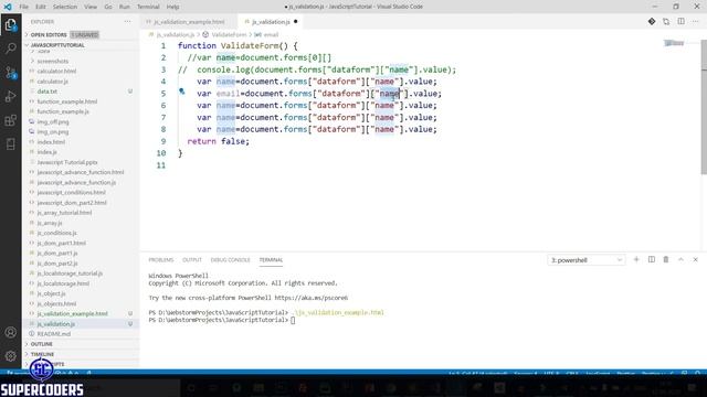 JavaScript Complete Form Validation Tutorial | JS Form Validation Inputs смотреть онлайн