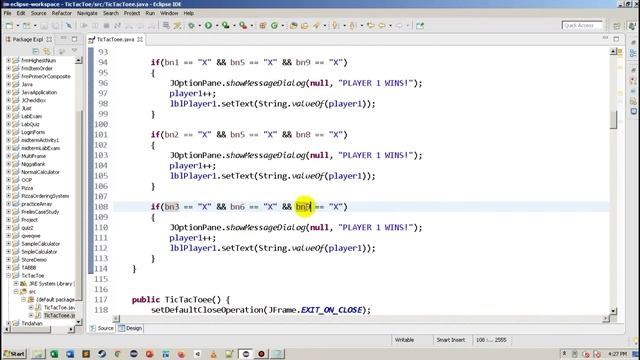 Java Swing: How to make Tic Tac Toe Game in Eclipse Part 3 - Scoring System смотреть онлайн