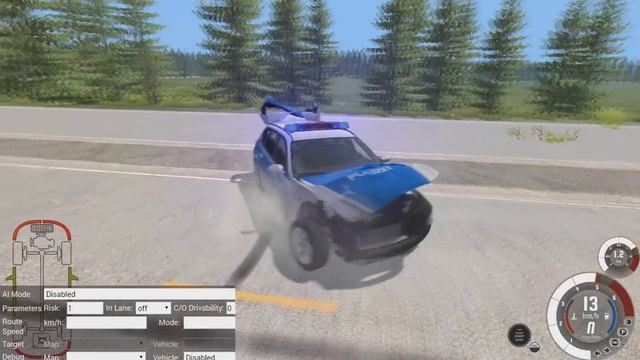 BeamNg Drive - ХАЙВЕЙ ПАТРУЛЬ | Погони НА ВЫСОКОЙ СКОРОСТИ смотреть онлайн