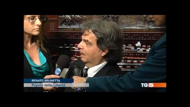 Renato Brunetta al Tg5 - 29/04/2013 смотреть онлайн