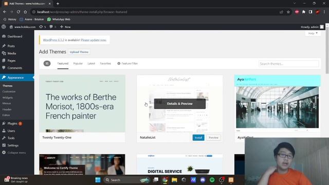 download tema wordpress offline