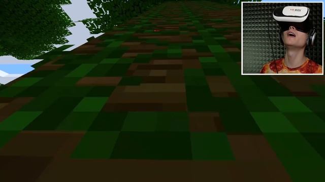 PLAYING MINECRAFT ON MY PHONE IN VIRTUAL REALITY (Minecraft VR iPhone/Android Mobile Funny Gameplay смотреть онлайн
