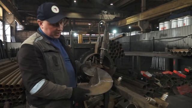 Производство винтовых свай: изготовление стальных труб. Завод "Строй Сваи" смотреть онлайн