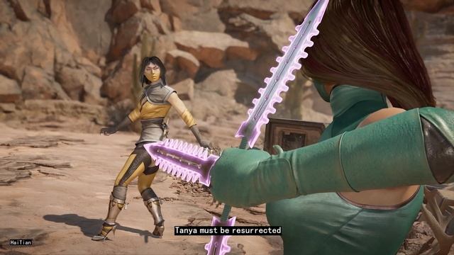 MK11 i love how mileena and rain talk about tanya with jade смотреть онлайн