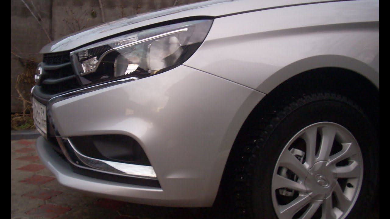 Lada Vesta. Снятие переднего бампера смотреть онлайн