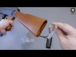 Страйкбольный автомат Cyma АК-47 CM.028 (6 мм) видео обзор 4k