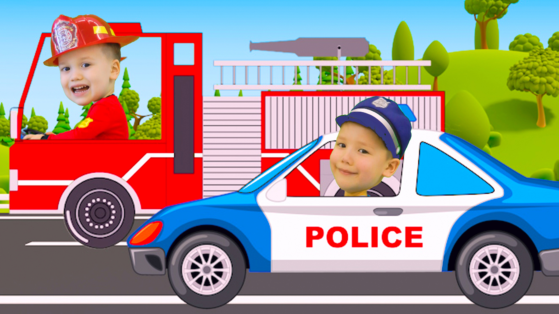 Обучающие детские песенки Развивающий мультик для детей Песенки про синий трактор и машинки смотреть онлайн