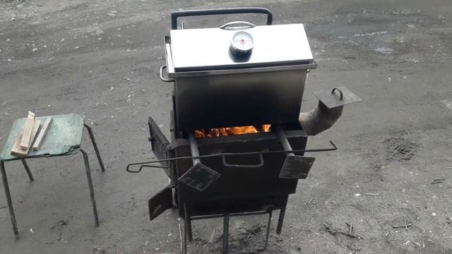 горячее копчение на опилках... смотреть онлайн
