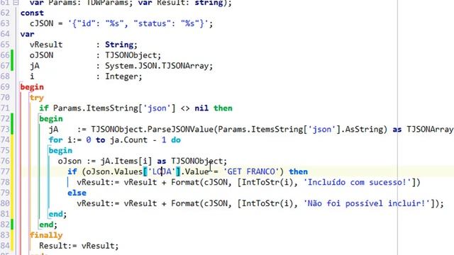 Inclusão Array com retorno JSON (Tratamento de Erro) смотреть онлайн
