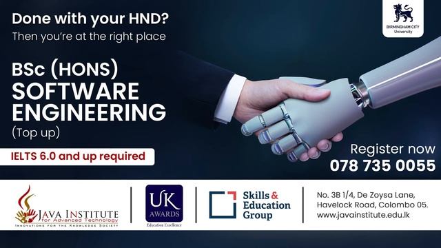 Join June Intake for Software Engineering at Java Institute & Birmingham City University! смотреть онлайн