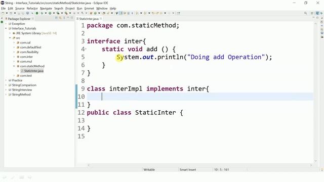 Can I give static methods inside an interface? || Shyam Sundar смотреть онлайн