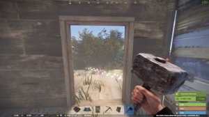 RUST - Как убрать и заменить дверь в расте