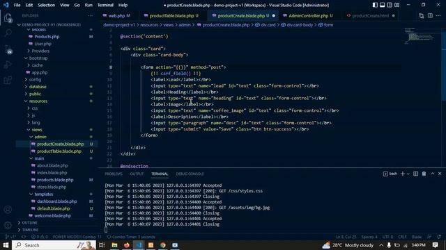 Laravel 8.0 - CRUD Demonstration смотреть онлайн