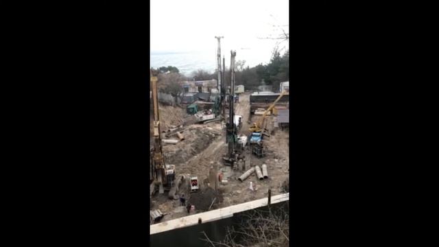 Работы на объекте "Южная Ривьера" 20.01.2018 смотреть онлайн