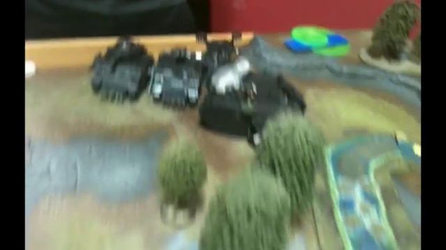 Eldar (foot) vs Space Marines 1750pt battle report смотреть онлайн